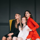 Колье «Драгоценность» квадраты в стразах, цвет бело-розовый в золоте, 32 см - Фото 4