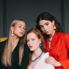 Колье «Драгоценность» квадраты, цвет синий в серебре, 34 см - Фото 4