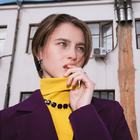 Колье «Драгоценность» квадраты, цвет фиолетовый в серебре, 34 см - Фото 3