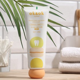 

Зубная паста Ok Ok, освежающая со вкусом лимона, 100 мл