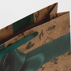 Пакет крафтовый вертикальный «Подарок с любовью», M 30 х 26 х 9 см, Новый год - фото 21736001