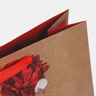 Пакет подарочный крафтовый вертикальный, упаковка, «Яркая весна», L 40 х 31 х 11.5 см - Фото 5