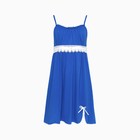 Ночная сорочка женская, цвет синий, размер 48 - Фото 5