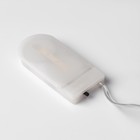 Светодиодная фигура «Ёлочка в снегу», 10 × 19 × 5 см, пластик, батарейки CR2032х2, свечение белое - фото 7169739