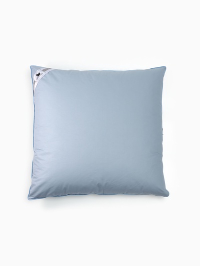 Подушка высокая «Belashoff. Стандарт-Н», 68×68 см, пух 30%, перо 70%, тик 100%, голубая