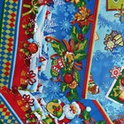 Полотенце новогоднее, размер рогожка Дед Мороз МИКС 38х73см, 150г/м, 100% хлопок - Фото 4