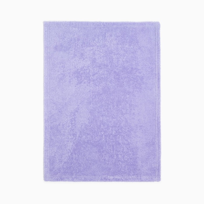 Набор для купания Крошка Я (полотенце-уголок 85*85±2см,полотенце 40*55см, рукавица), цвет сиреневый - фото 1882487532