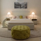 Кровать «Атриум» без ПМ, 160×200 см, премиум велюр, цвет лепестки ландыша - Фото 2