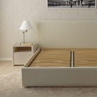Кровать «Атриум» без ПМ, 160×200 см, премиум велюр, цвет лепестки ландыша - Фото 3