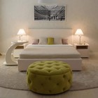 Кровать «Атриум» без ПМ, 160×200 см, премиум велюр, цвет песчаный бриз - Фото 2