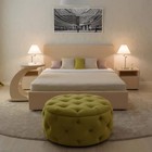 Кровать «Атриум» с ПМ, 140×200 см, премиум велюр, цвет пески касабланки - Фото 2