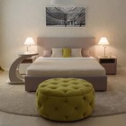 Кровать «Атриум» без ПМ, 140×200 см, премиум велюр, цвет пыльная сирень - Фото 2
