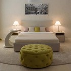 Кровать «Атриум» без ПМ, 140×200 см, премиум велюр, цвет лунный луч - Фото 2