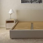 Кровать «Атриум» без ПМ, 140×200 см, премиум велюр, цвет лунный луч - Фото 3