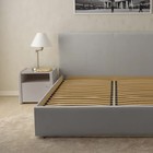 Кровать «Атриум» без ПМ, 140×200 см, премиум велюр, цвет звёздная пыль - Фото 3