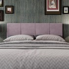 Кровать «Пантеон» без ПМ, 140×200 см, премиум велюр, цвет пыльная сирень - Фото 5
