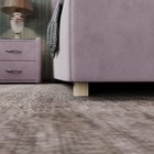 Кровать двуспальная «Пантеон», с мягким изголовьем, 1400×2000 мм, велюр, цвет пыльная сирень - Фото 7