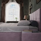 Кровать «Пантеон» без ПМ, 160×200 см, премиум велюр, цвет пыльная сирень - Фото 6