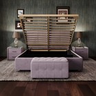 Кровать «Пантеон» с ПМ, 140×200 см, премиум велюр, цвет пыльная сирень - Фото 9