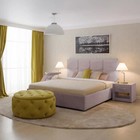 Кровать «Пантеон» с ПМ, 180×200 см, премиум велюр, цвет пыльная сирень - Фото 1