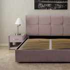 Кровать «Пантеон» с ПМ, 180×200 см, премиум велюр, цвет пыльная сирень - Фото 3