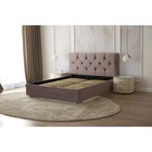 Кровать «Монблан» без ПМ, 140×200 см, премиум велюр, цвет пыльная сирень - Фото 2