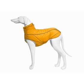 Жилет зимний для собак Аляска, размер 35 (ДС 32-35, ОГ 50-58, ОШ до 36 см), горчичный