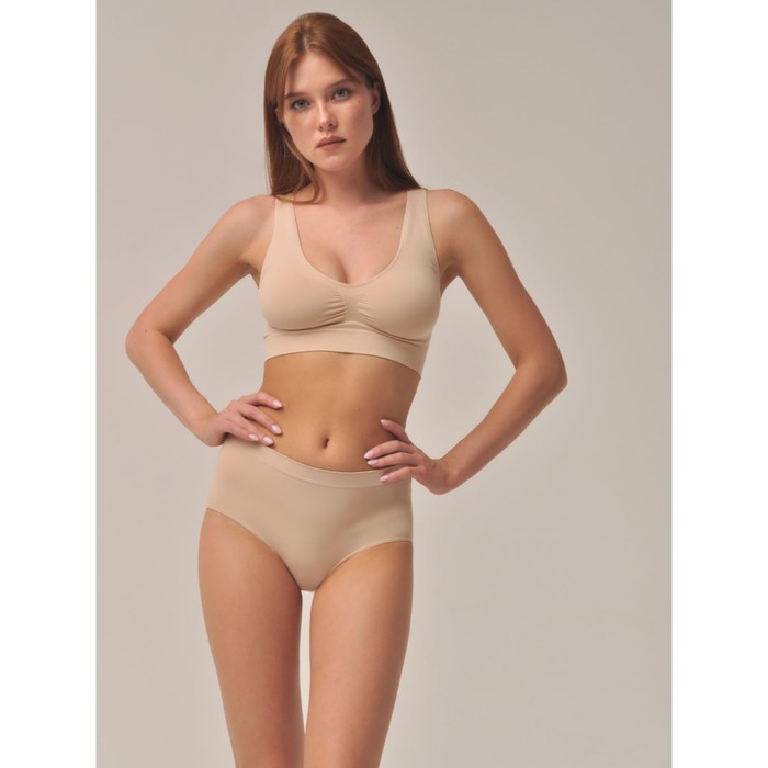 Трусы кюлоты женские Culotte, размер 48, цвет телесный - Фото 1