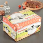 Кастрюля Доляна «Тефида», 2 л, 19 см, со сливом, капсульное дно, стеклянная крышка - Фото 12