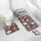 Набор ковриков для ванной и туалета Доляна «Осенние листья», 2 шт, 40×50 см, 50×80 см - Фото 2