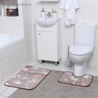 Набор ковриков для ванной и туалета Доляна «Осенние листья», 2 шт, 40×50 см, 50×80 см - Фото 7