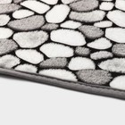 Коврики для ванной и туалета Доляна «Галька», 3 шт., 40×45 см, 40×50 см, 50×80 см - Фото 2