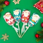 Карамель леденцовая новогодняя на палочке "Дед Мороз 3D", ассорти, 45 г - Фото 2