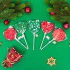 Карамель леденцовая новогодняя на палочке, с декором, "Конфетти", МИКС, 40 г - Фото 2