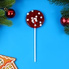 Карамель леденцовая новогодняя на палочке, с декором "Праздничное конфетти", МИКС, 24 г - Фото 3