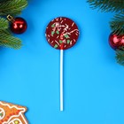 Карамель леденцовая новогодняя на палочке, с декором "Праздничное конфетти", МИКС, 24 г - Фото 6