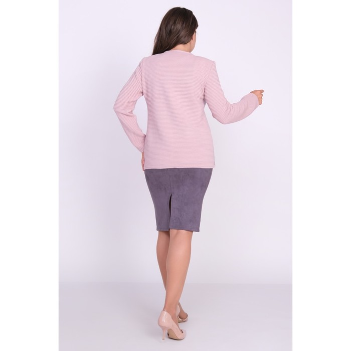 Жакет «Текстильная Мануфактура», размер 50, цвет пудра 56273