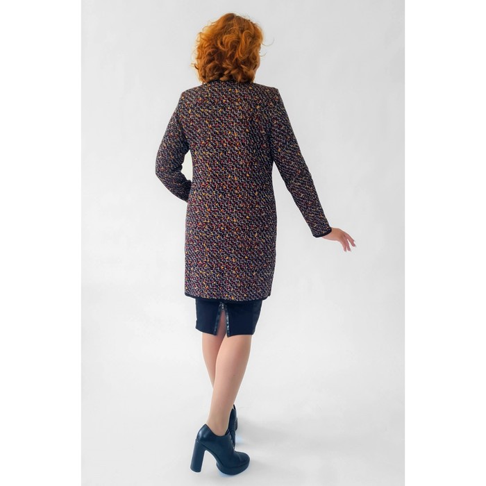 Кардиган «Текстильная Мануфактура», размер 50, цвет черно-красный 56274