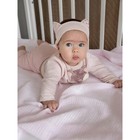 Одеяло вязаное, размер 100х140 см, цвет розовый - фото 5016645