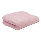 Плед - покрывало «Слоники», размер 100х118 см, цвет розовый - фото 109549521