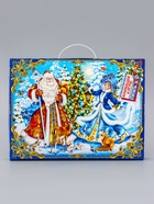 Подарочная новогодняя коробка, Адвент календарь«Снежный праздник», 39×29.5×3 см - Фото 3