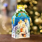 Подарочная коробка "Рождественский", 19 х 12 х 35,5 см - фото 319020746