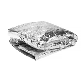 Автоодеяло для двигателя Cartage, 130×80 см, фольгированное, чёрное