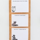 Блоки бумаги с отрывными листами «Енот» - Фото 3