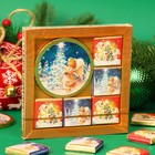 Набор из шоколадок и медали "Ангелочки, с Рождеством", 50 г - фото 110373348