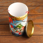 Подарочная новогодняя коробка - тубус «Снегири» 120×220 мм (200 мм внутр. высота). - Фото 4