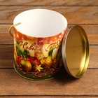 Подарочная коробка, тубус «Новогодние игрушки» 120×120 мм (100 мм внутр. высота). - Фото 6