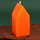 Новогодняя свеча в форме домика, МИКС, без аромата, 6 х 6 х 12,5 см. - фото 1451323