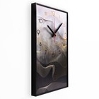 Часы-картина настенные, интерьерные "Линии", плавный ход, 57 х 35 см - фото 7512112