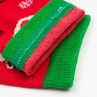 Носки детские с плюшевым следом, цвет красный, размер 18-20 - Фото 3